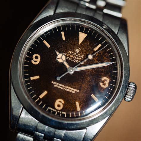 buy vintage rolex explorer|vintage rolex explorer gilt dial.